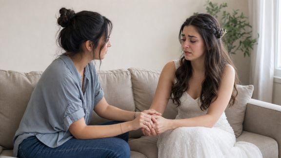 Soutenir la future mariée en cas de coup de stress : techniques à connaître