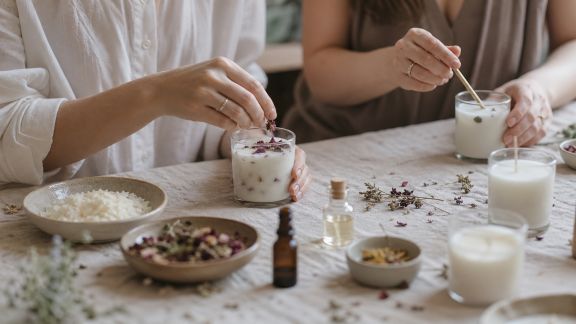 Ateliers DIY : fabriquer des bougies parfumées pour une ambiance cosy à l’EVJF