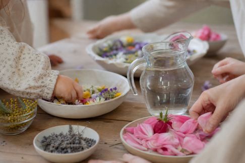 Idées d’ateliers sensoriels autour des fleurs pour un moment apaisant