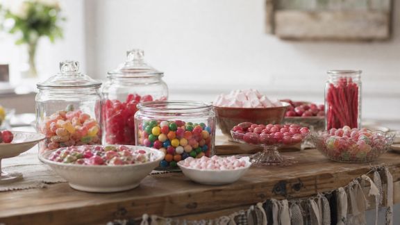 Monter un bar à bonbons original : astuces déco et DIY faciles