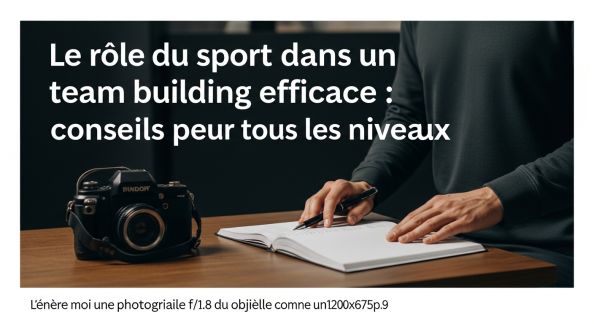 Le rôle du sport dans un team building efficace : conseils pour tous les niveaux