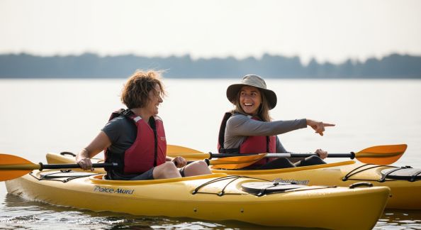 Balade en canoë ou paddle : aventure détente sur l’eau entre copines